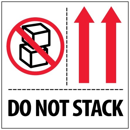 Bsc Preferred 4 x 4'' - ''Do Not Stack'' Labels BUY00025567
